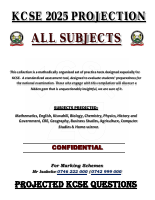 KCSE 2025 PROJECTION - PREDICTION.pdf